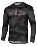 Pánský cyklistický dres Etape ROCKY, černá/červená (elastický materiál, velikost XXL)