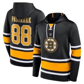 Fanatics Pánská mikina David Pastrňák #88 Boston Bruins Name & Number Lace-Up Pullover Hoodie Velikost: XXXL