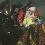 Nástěnný poznámkový kalendář 2026 NOTIQUE - Johannes Vermeer, 30 x 30 cm