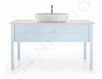 DURAVIT - Luv Umyvadlo na desku, 600x400 mm, bez přepadu, s otvorem pro baterii, WonderGliss, bílá 03806000001