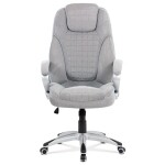 Kancelářské křeslo, houpací mechanismus, stříbrná, KA-G196 SIL2