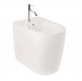 KLUDI - Resa R Stojící bidet, otvor pro baterii, lesklá bílá 23BIB0243