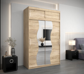 Šatní skříň Abi Mr s nástavcem Dveře: Dub sonoma, Rozměr: 150 cm, Korpus: Dub sonoma