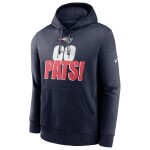 Nike Pánská mikina New England Patriots NFL Local Club Fleece Hoodie Velikost: S