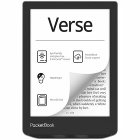 PocketBook Verse šedá / 6" / 1024x758 / 8GB / E-Ink / 1500mAh / USB-C / Wi-Fi (PB629-M-WW-B)