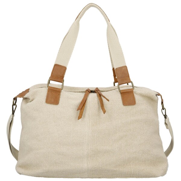 Stylová textilní kabelka na rameno Sofie, béžová