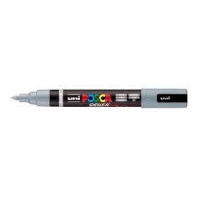 Uni Posca PC-5BR šedý 37 štětcový hrot 1-4 mm