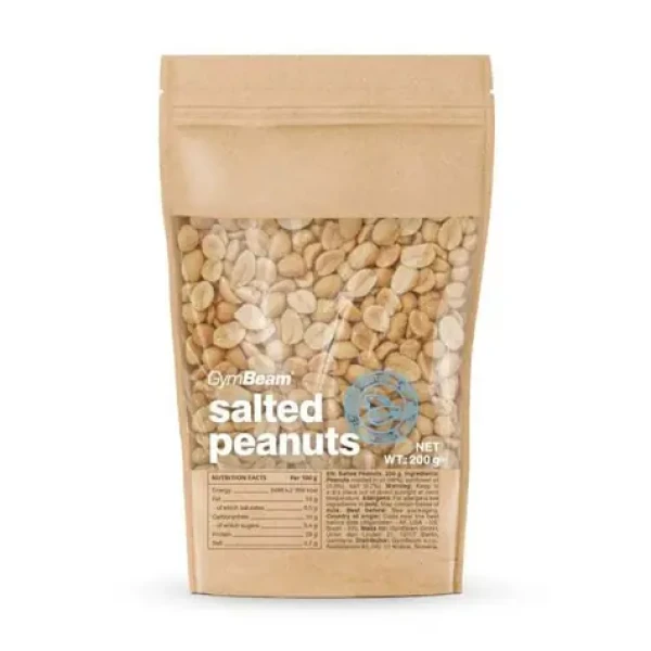Pražené solené arašídy - GymBeam (200 g) (111238-1-200g)