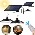 R2 Invest Solární pouliční osvětlení - dvojitá lampička + ovladač