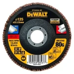 DeWalt / Lamelový brusný kotouč / P80 / 125×22,2 mm (DT30622)