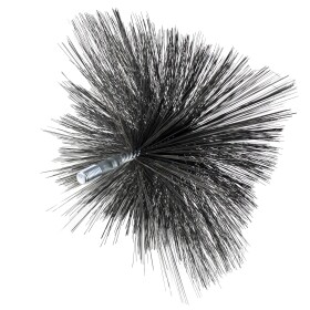 Kartáč komínový hranatý, 250x250mm, ocelový drát