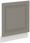 Dvířka na vestavnou myčku nádobí Stilo ZM 570x596 Barva korpusu: Dub artisan, Barva dvířek: Grafit