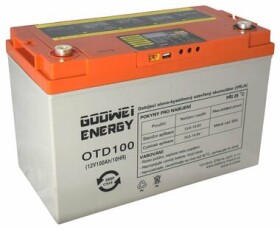 GOOWEI ENERGY DEEP CYCLE (GEL) baterie 12V/100Ah (OTD100)