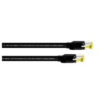 Cordial 15581 RJ45 síťové kabely, propojovací kabely CAT 7a S/FTP 10.00 m černá krytí PUR 1 ks