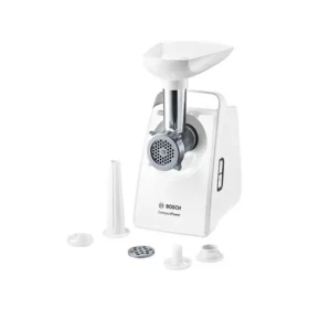 BOSCH MFW 3520W CompactPower / mlýnek na maso / 500 W / 1.8 kg za min / 5 nástavců / bílá (MFW 3520W)