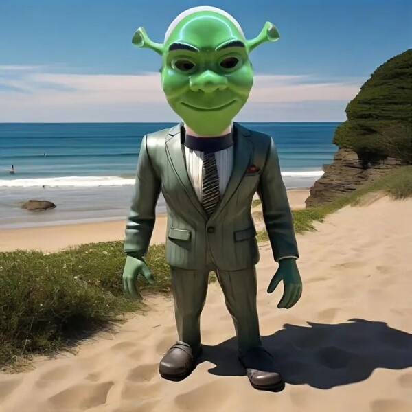 Dovoz Maska Shrek - plast