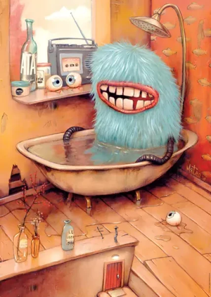 HEYE Puzzle Zozoville: Ve vaně