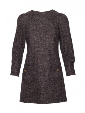 M870 Tweed mini šaty - černé EU M