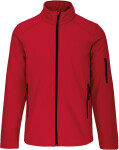 Kariban K 401 Pánská 3-vrstvá softshellová bunda 20.K401 red S