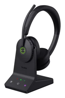 Yealink WH68 Hybrid (MS Teams) černá / Stereo náhlavní souprava / mikrofon / Bluetooth 5.3 / USB-C (1208655)