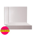 Cake Star Tác pevný bílý čtverec grape 38x38cm 15"