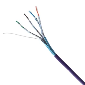 Belden Cat.6A fialová / Instalační kabel / F/FTP / 500 m / LSOH / drát (1136)