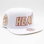 Mitchell & Ness Pánská kšiltovka Miami Heat NBA Winter White Snapback