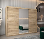 Šatní skříň Abi T1 Barva korpusu: Dub Sonoma, Rozměry: 180 cm, Dveře: Dub sonoma