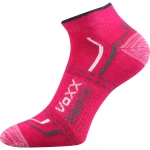 VOXX Ponožky krátké slabé REX 11 bavlněné MAGENTA (3 páry) 35-38 114568