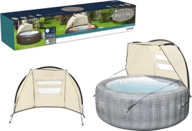 Bestway 60304 stříška pro vířivku Lay-Z-Spa / Příslušenství k vířivce / béžová / 94 x 94 cm (60304)