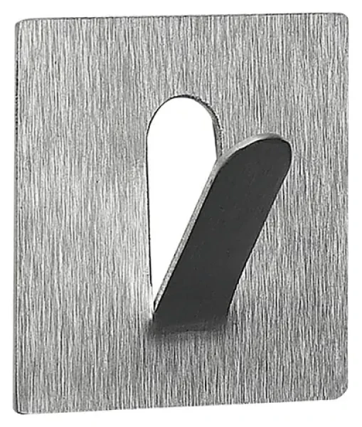 Spirella PUNZO-Square hranatý háček na ručníky nerezová ocel / samolepící / 45 x 45 mm