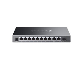 TP-Link OMADA switch ES210GMP (9xGbE,1xGbE/SFPcombo,8xPoE+,123W, fanless) EDF_324293