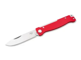 Böker Plus Atlas Red / Kapesní nůž / Drop Point / ocel 12C27 / Slipjoint / 16,8 cm (01BP0013)