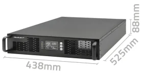 UPS do racku On-line 1000VA/1000W LCD / Záložní zdroj UPS / Rack / PF 1.0 (52285)