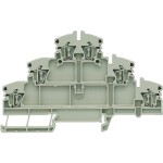 Weidmüller Z-series, Feed-through terminal, Rated cross-section: 2,5 mm², Tension clamp connection, Wemid, Dark Beige, ZDU 2.5 1608510000-100 100 ks