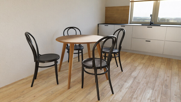 BRADOP Jídelní stůl JAN S16D - DUB (90 cm)