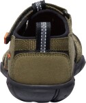 Dětské sandály Keen Seacamp II CNX children dark olive/gold flame Velikost: 30