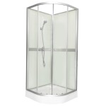 KERRA - Kabina sprchová Classic 80 White + baterie 5907548113931