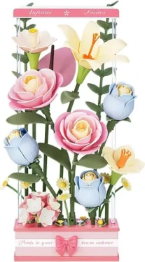 RoboTime 3D skládačka Květinový box