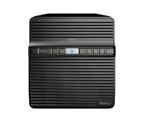 Synology DS423 DiskStation (4C/RealtekRTD1619B/1,7GHz/2GBRAM/4xSATA/2xUSB3.2/2xGbE) EDF_481659