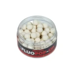 Mikbaits Mini Fluo Boilies Chilli Česnek / Plovoucí boilies / 10 mm / 100 ml (MC0149)