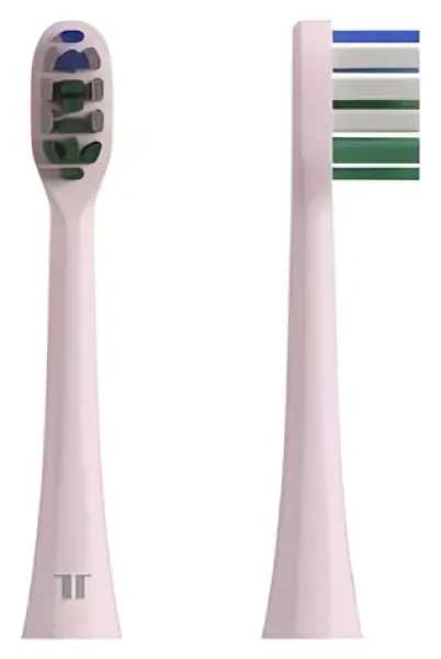 Tesla Toothbrush TS400 růžová / Náhradní hlavice pro sonický zubní kartáček / 4 ks (8596115870420)