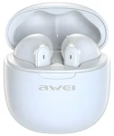 Awei T68 ENC bílá / Bezdrátová sluchátka / TWS / Bluetooth 5.3 / ENC / dobíjecí pouzdro (T68)