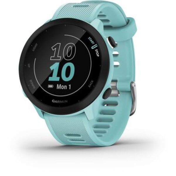 Garmin Forerunner 55 modrá / sportovní hodinky / 1.04 MIP / GPS / BT / ANT+ / 5 ATM / měřič tepu / krokoměr (010-02562-12)