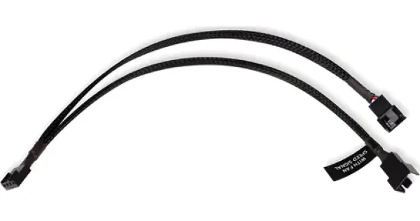 Alphacool Y-Splitter 4-Pin na 2x 4-Pin PWM 30cm černá / Kabel / PWM rozbočovač / 30 cm (18677)