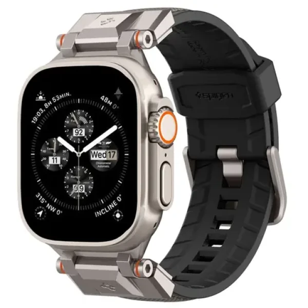 Spigen DuraPro Armor řemínek pro Apple Watch Series 44/45/46/49 mm šedá (AMP09104)