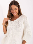 Jumper IT SW 7703.70 ecru jedna velikost