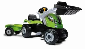 Smoby Farmer Max 710109 Traktor s nakladečem a přívesem