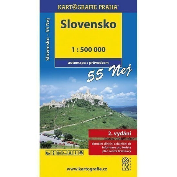 Slovensko - 55 nej, 1:500T (automapa)