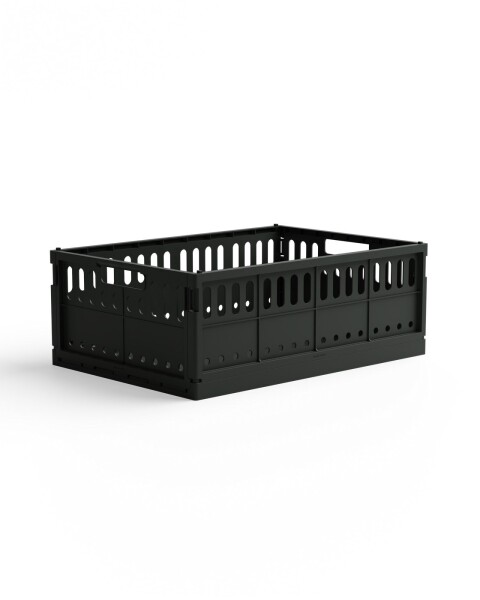 Skládací přepravka maxi Made Crate - washed black sweater